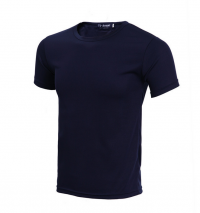 SKT001 Manufacture of solid color sports t-shirts Supply moisture wicking T-shirts Online ordering Sweatshirts 190G full polyester pinhole cloth Sweatshirt manufacturer T-shirt price t-shirt design Price t shirt offer t-shirt wholesale price back view